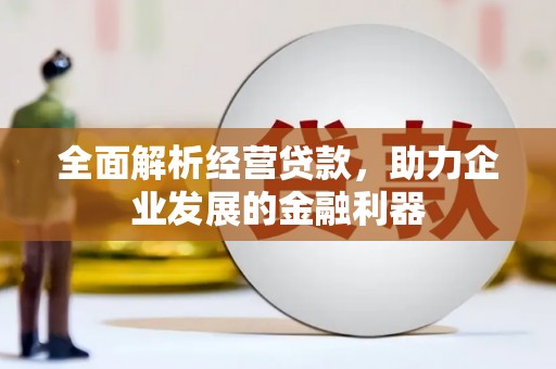 宿迁全面解析经营贷款，助力企业发展的金融利器