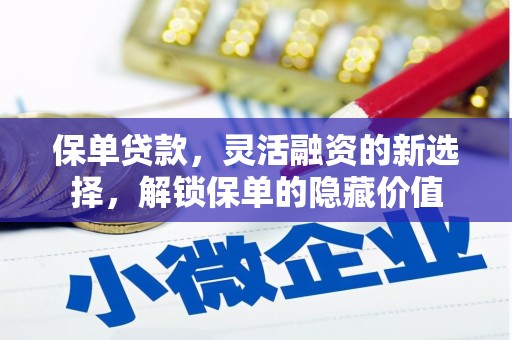 宿迁保单贷款，灵活融资的新选择，解锁保单的隐藏价值