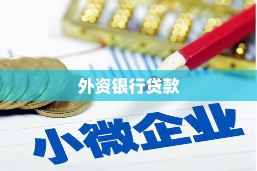 宿迁外资银行贷款