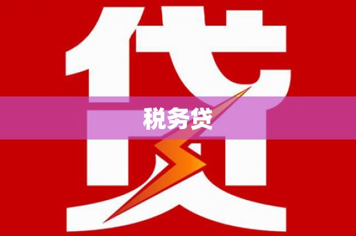 宿迁税务贷