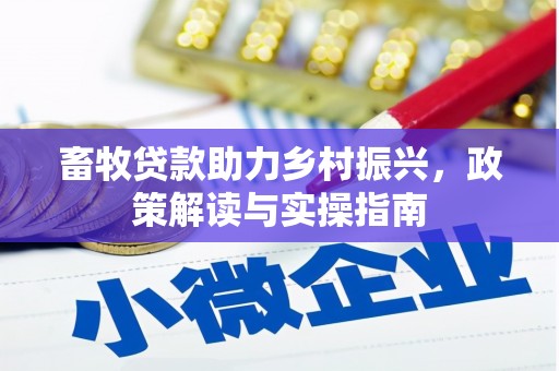 宿迁畜牧贷款助力乡村振兴，政策解读与实操指南