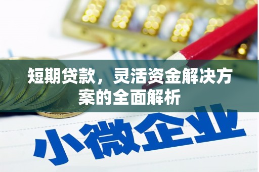 宿迁短期贷款，灵活资金解决方案的全面解析