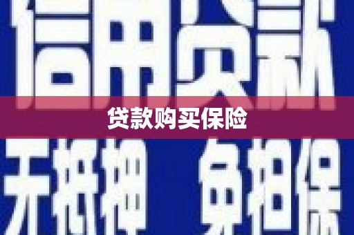 宿迁贷款购买保险